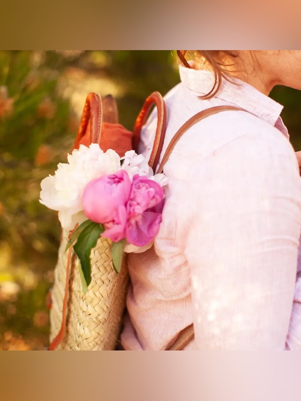 Marty French Woven Market Backpack - Picture 4 of 4